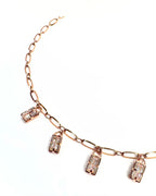 Collana Rettangoli charms Rose’