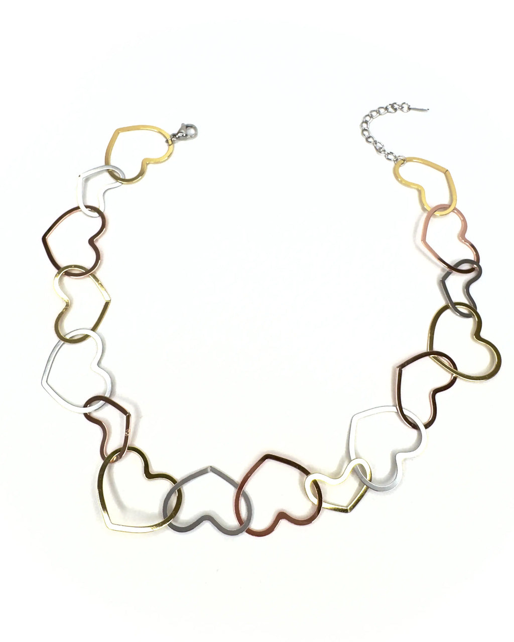 Collana girocollo Cuori mixed