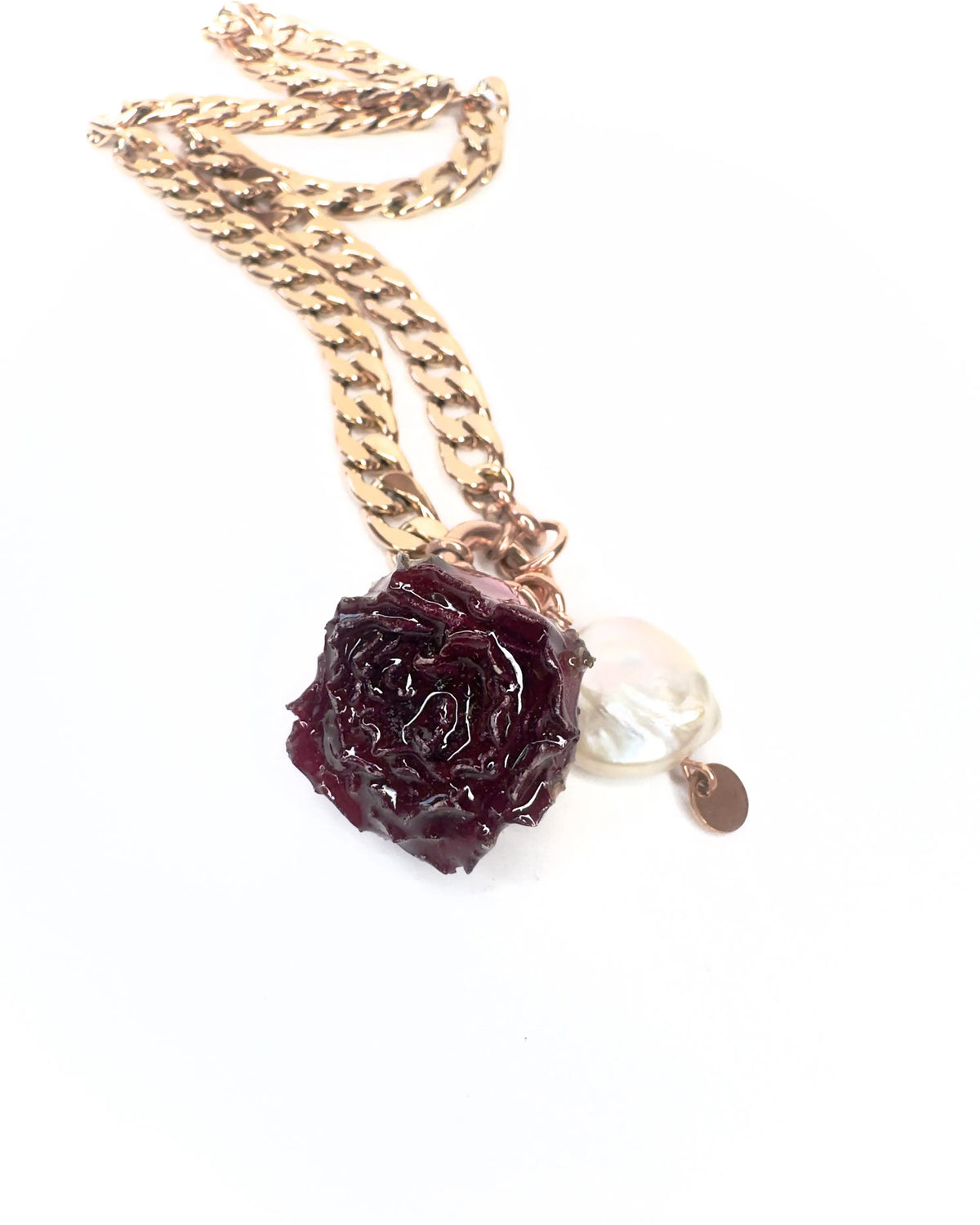 Collana rosa Eterna Botanic 1