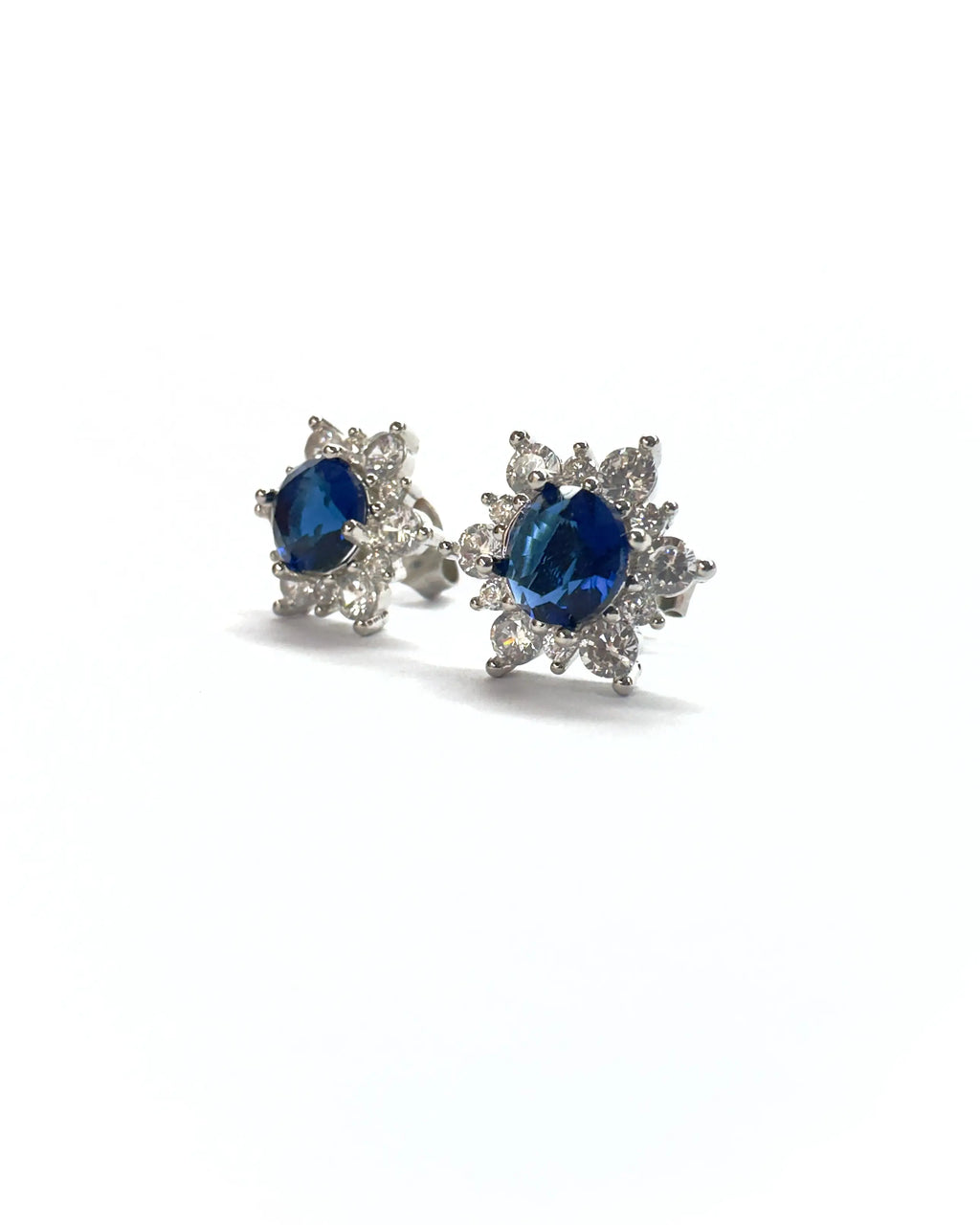 Orecchini a lobo Kate pietre silver
