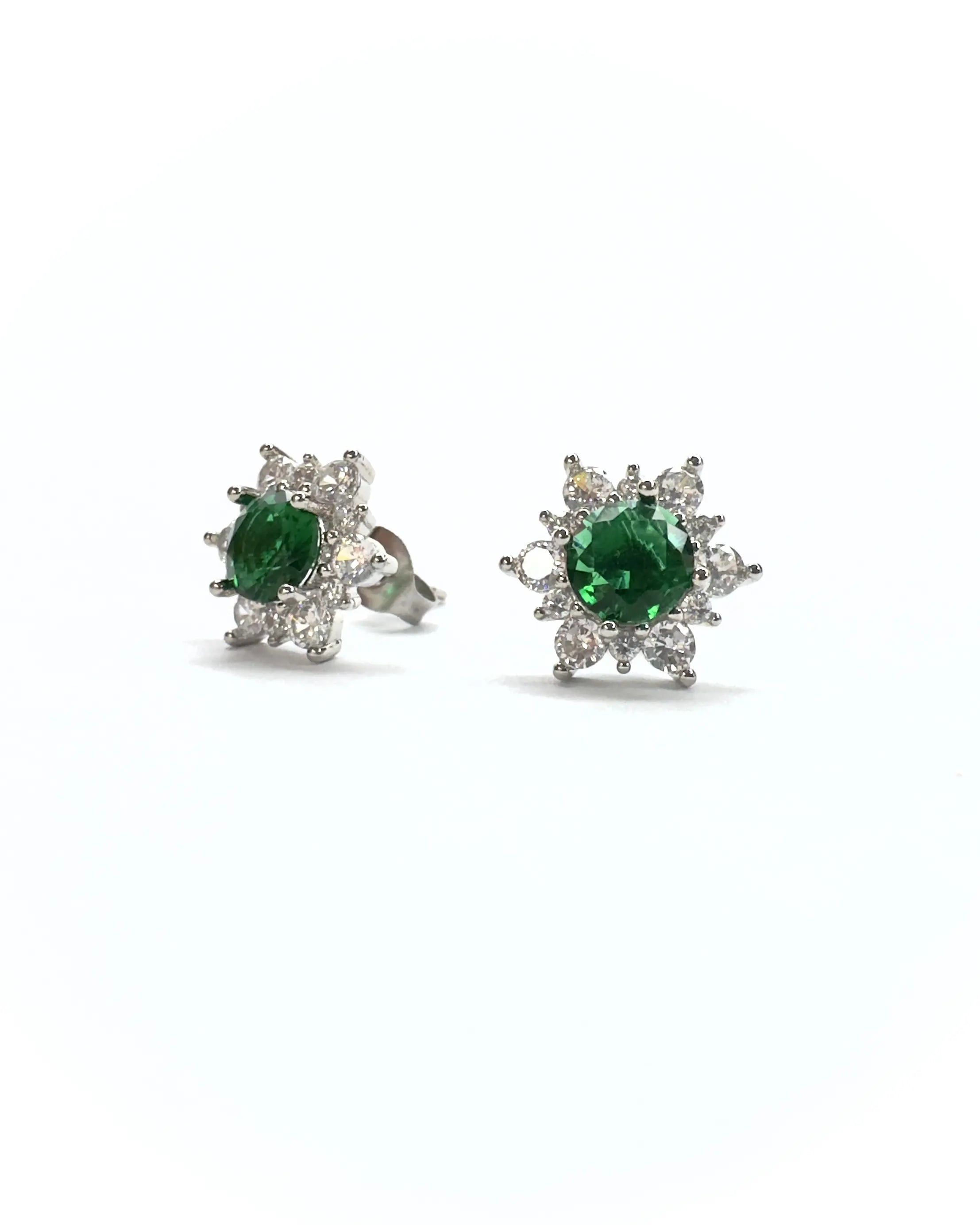 Orecchini a lobo Kate pietre silver
