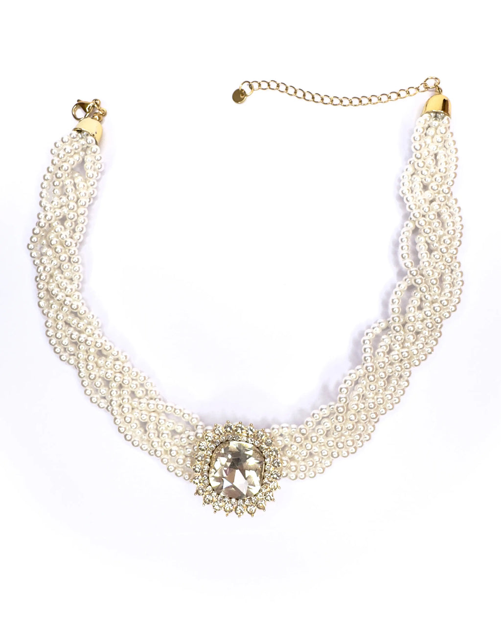 Collier perla brillante