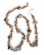 Collana pepite bronzata