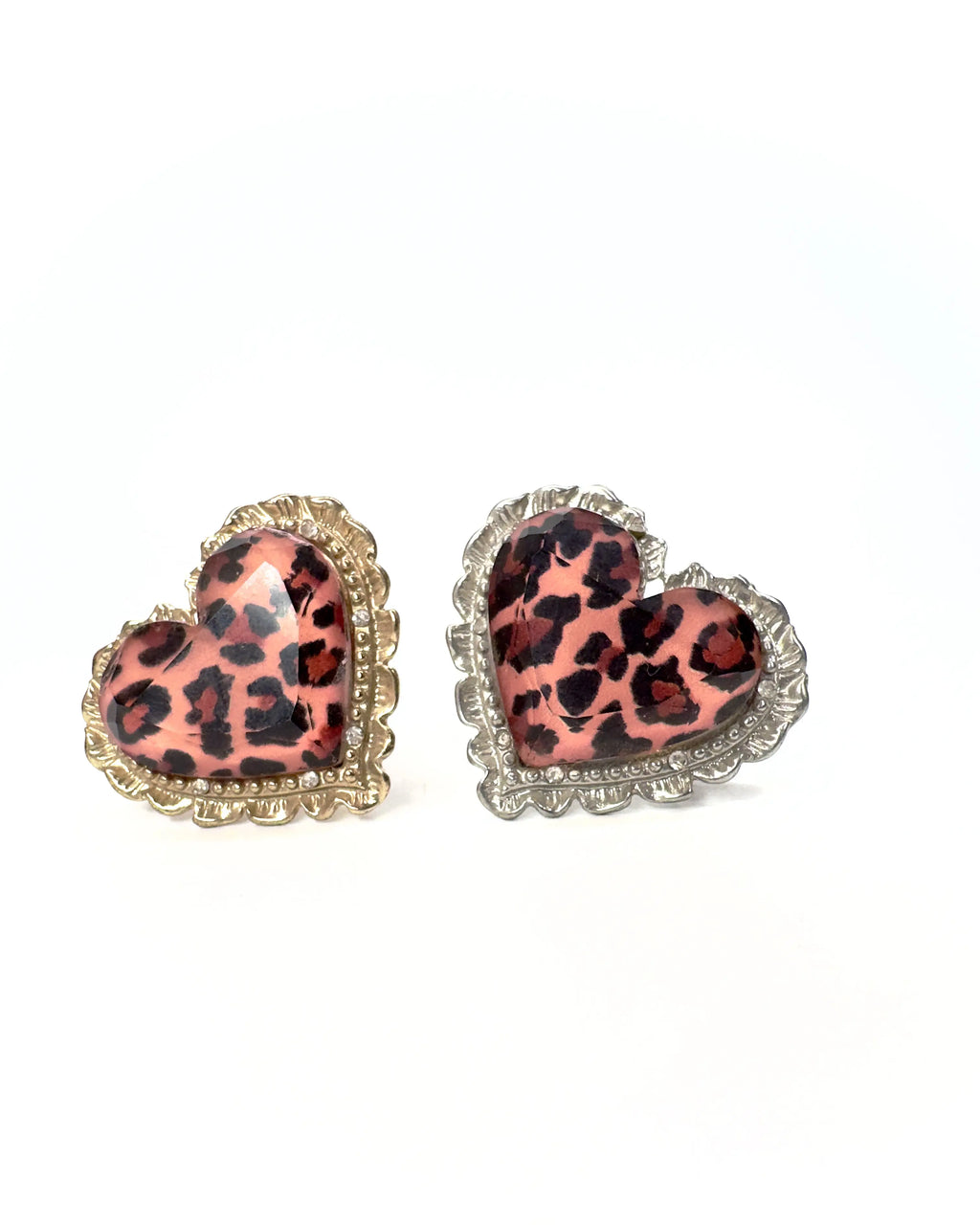 Anello cuore Leopardo