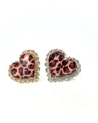 Anello cuore Leopardo