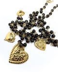 Collana Bisanzio Cuori Charms