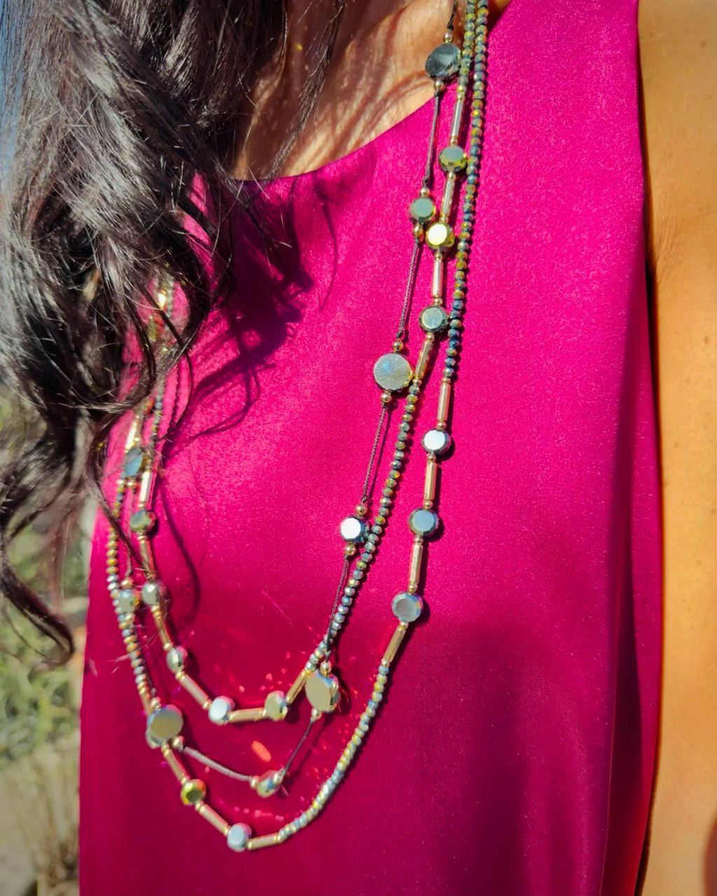 Collana multifilo Rapsodia