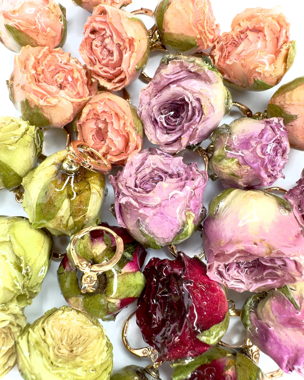 Orecchini rosa Botanic