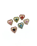 Spilla mini cuore Pietra