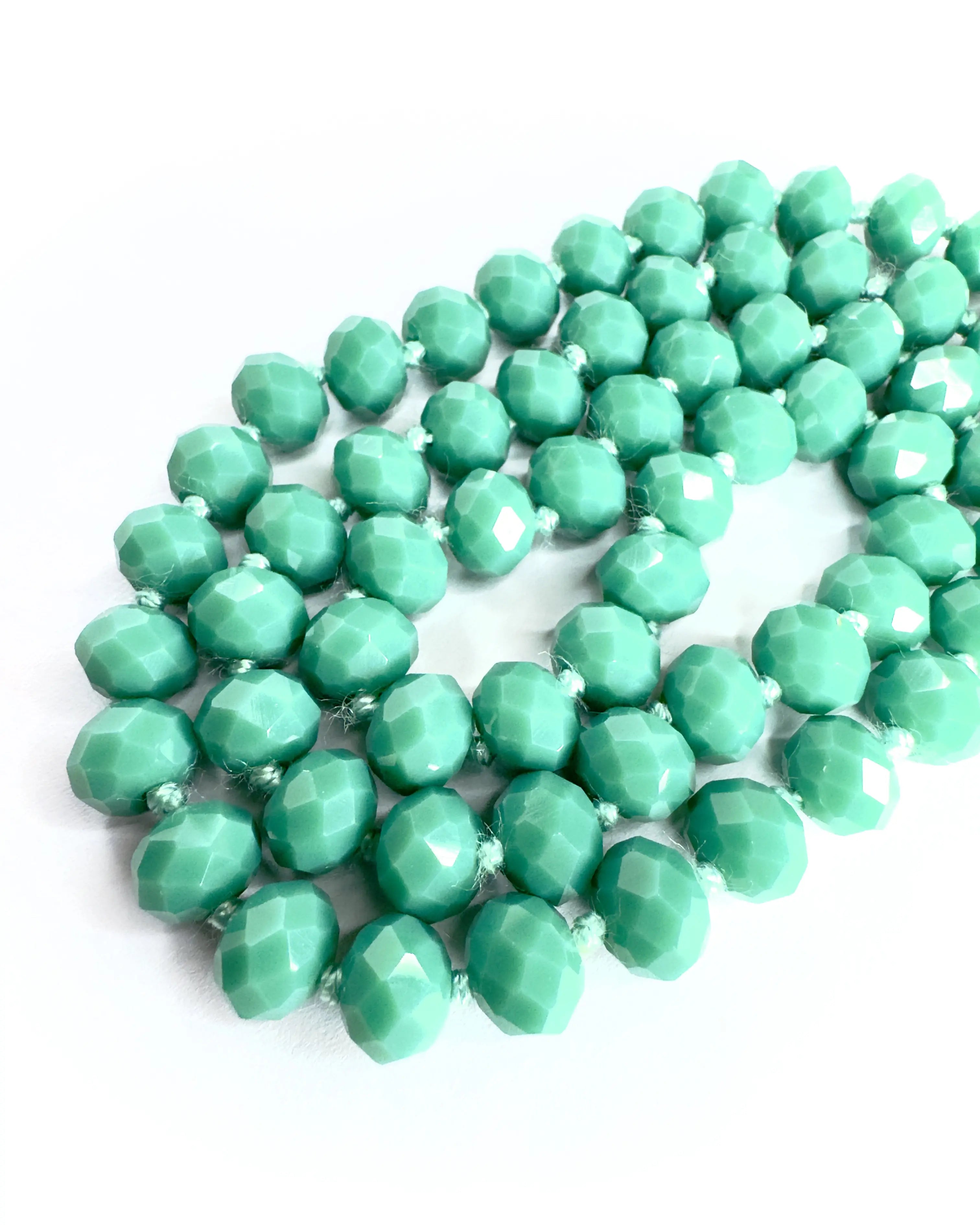 Collana lunga in vetro Cristallo