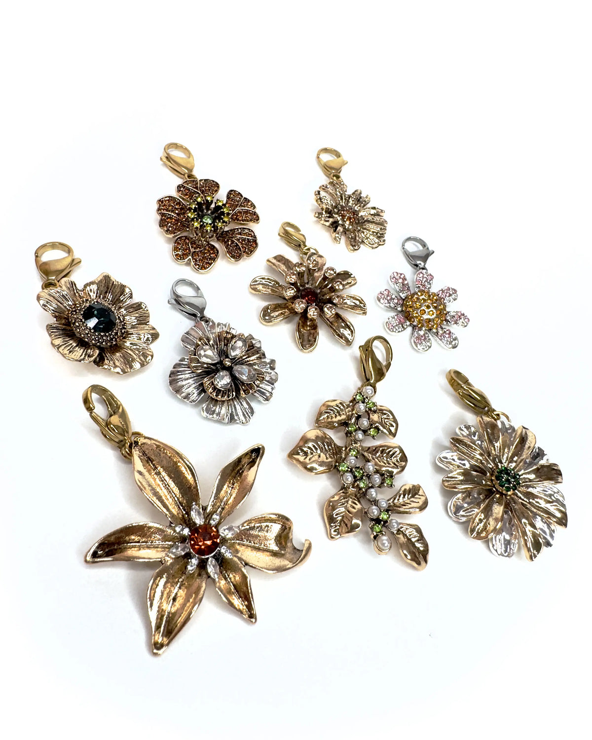 Charm fiore 3D Organic