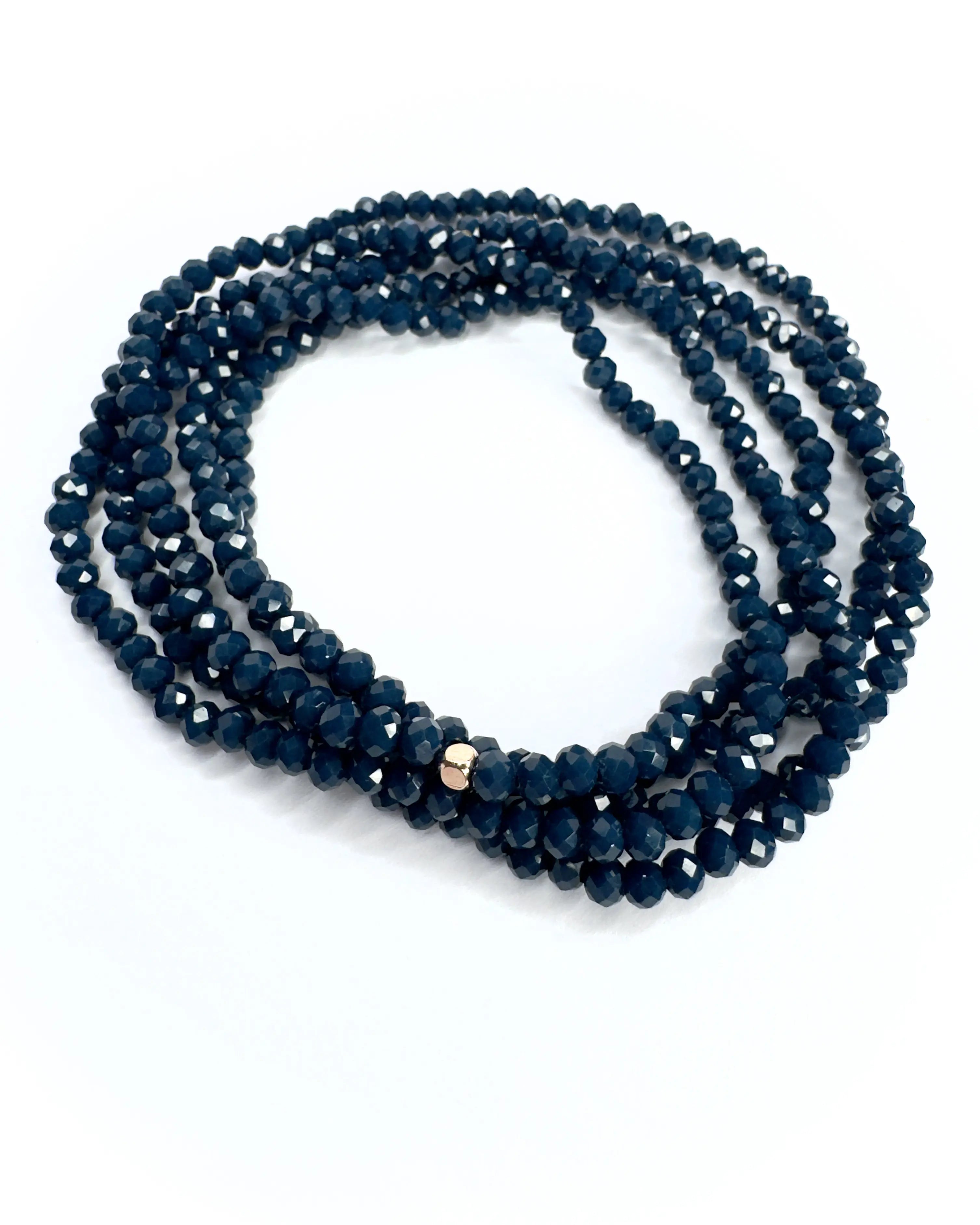 Collana lunga in vetro cristallo Essential