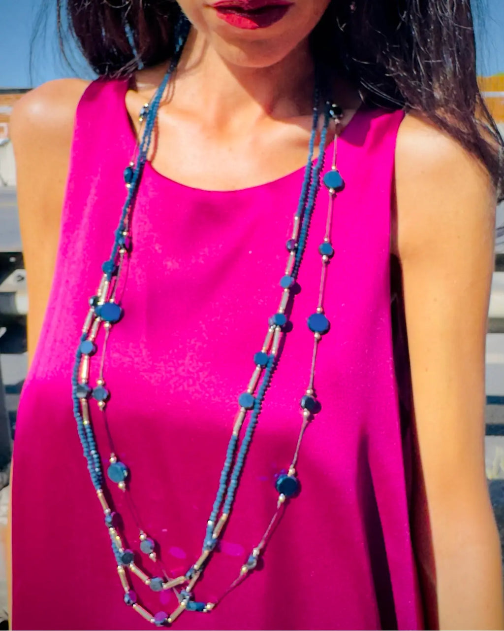 Collana multifilo Rapsodia