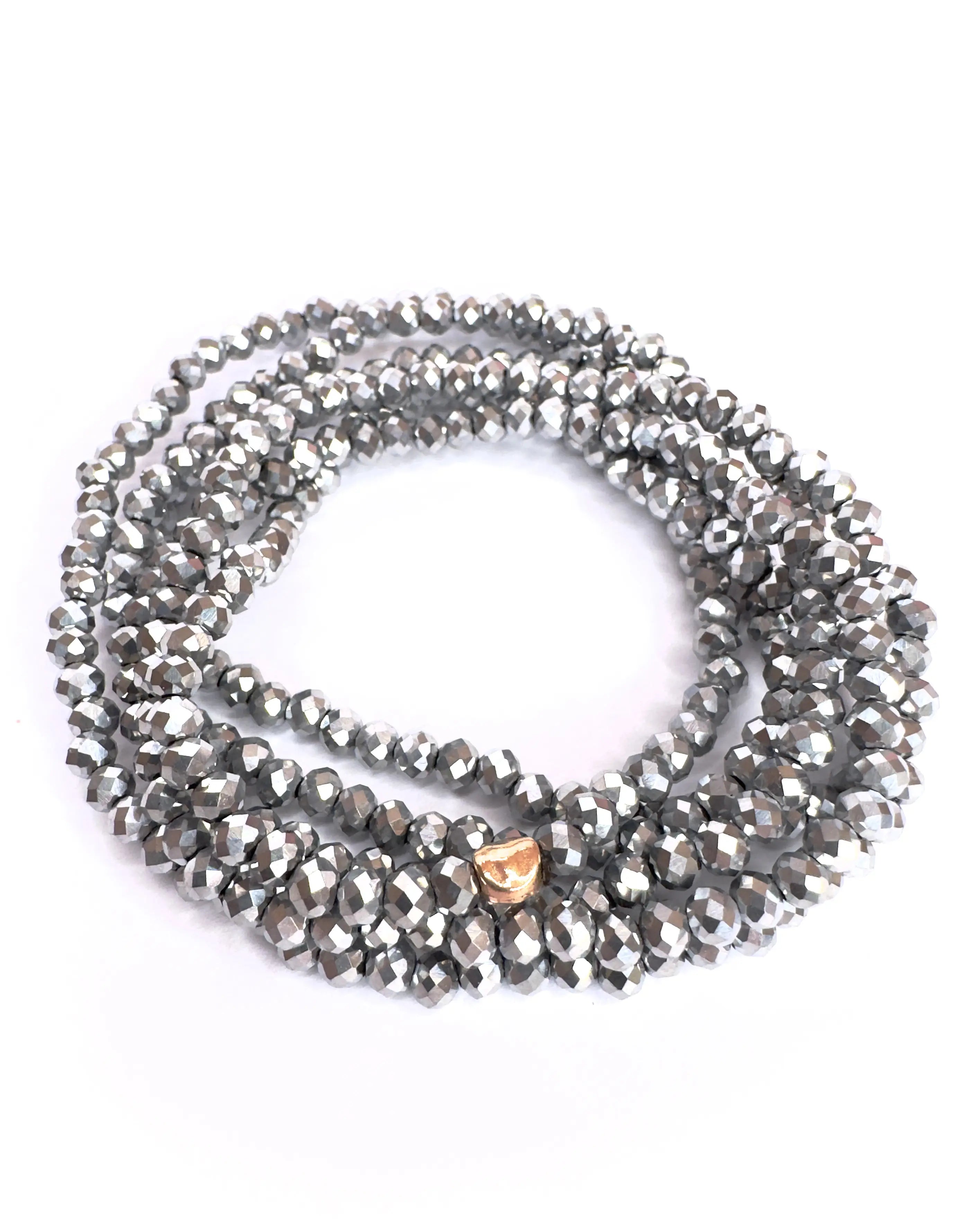 Collana lunga in vetro cristallo Essential