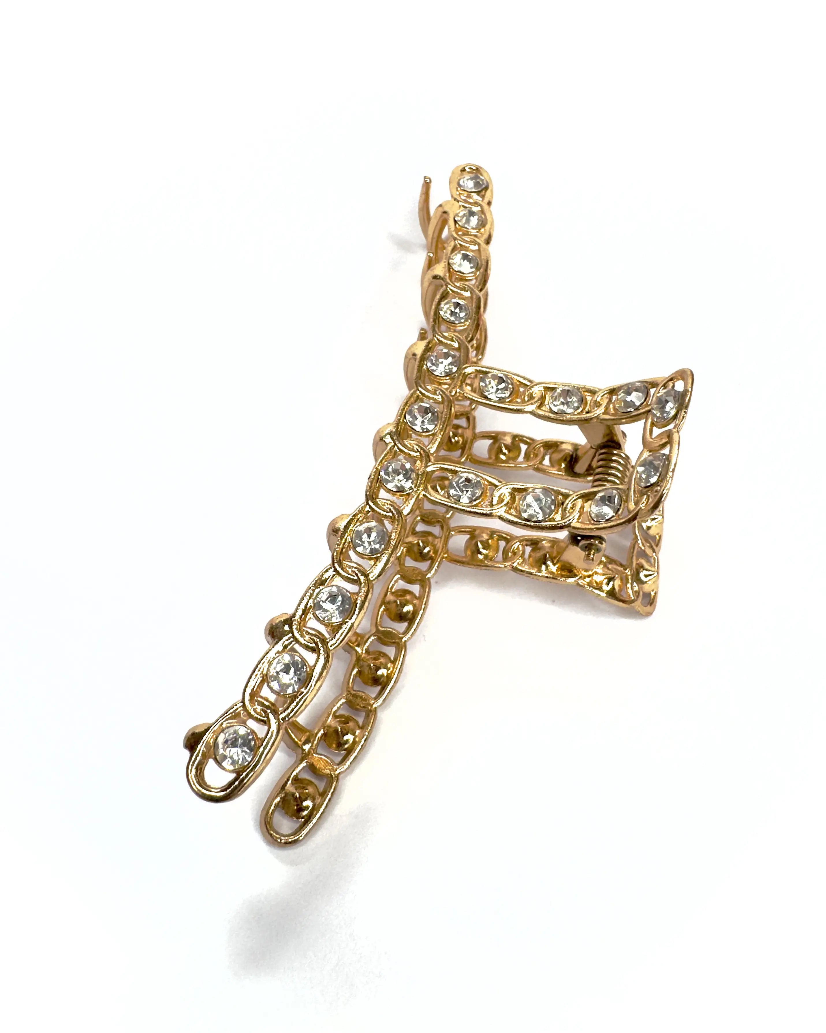 Pinza Liberty lunga strass