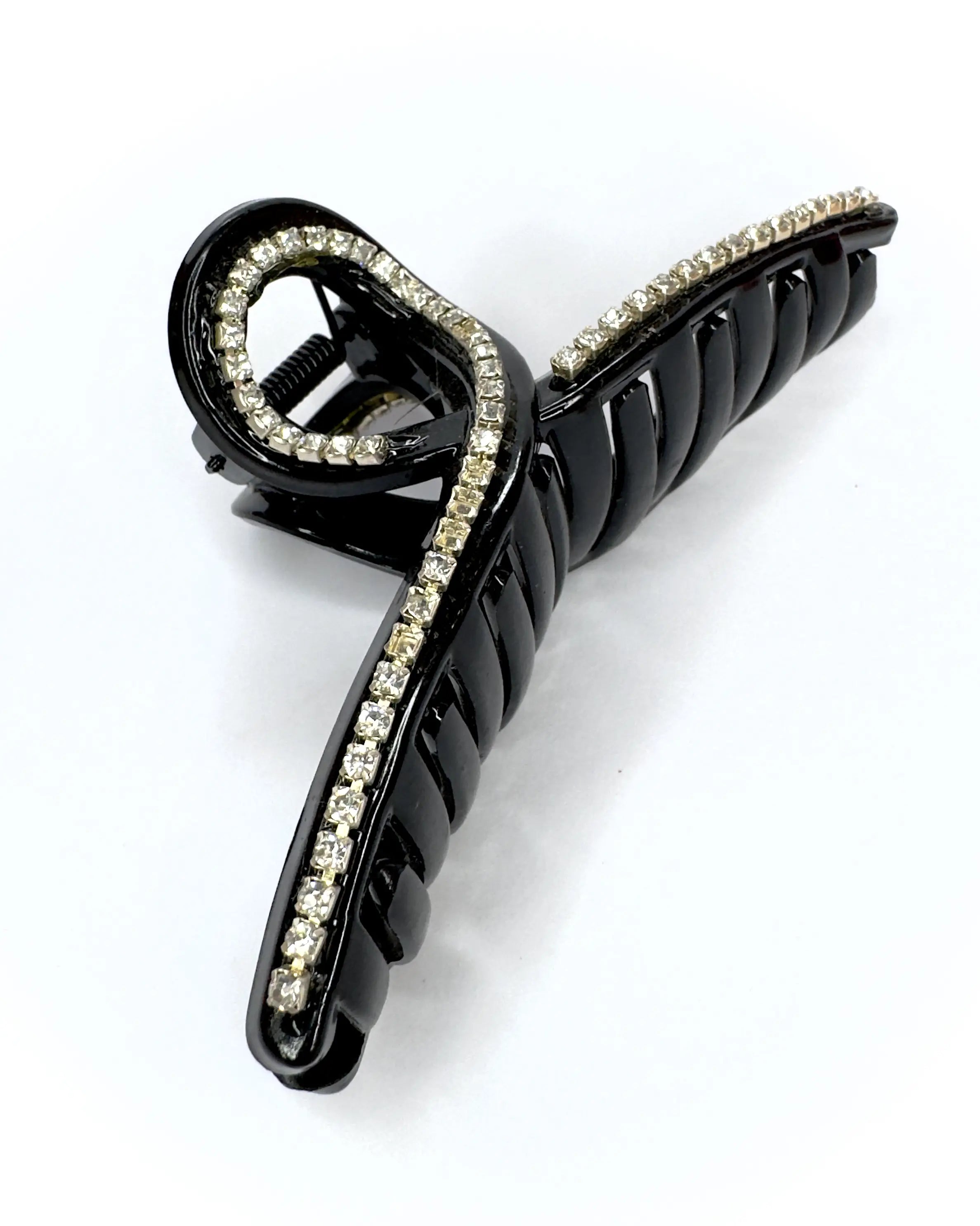 Pinza nodo con strass