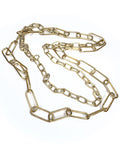 Collana maglia allungata doppia