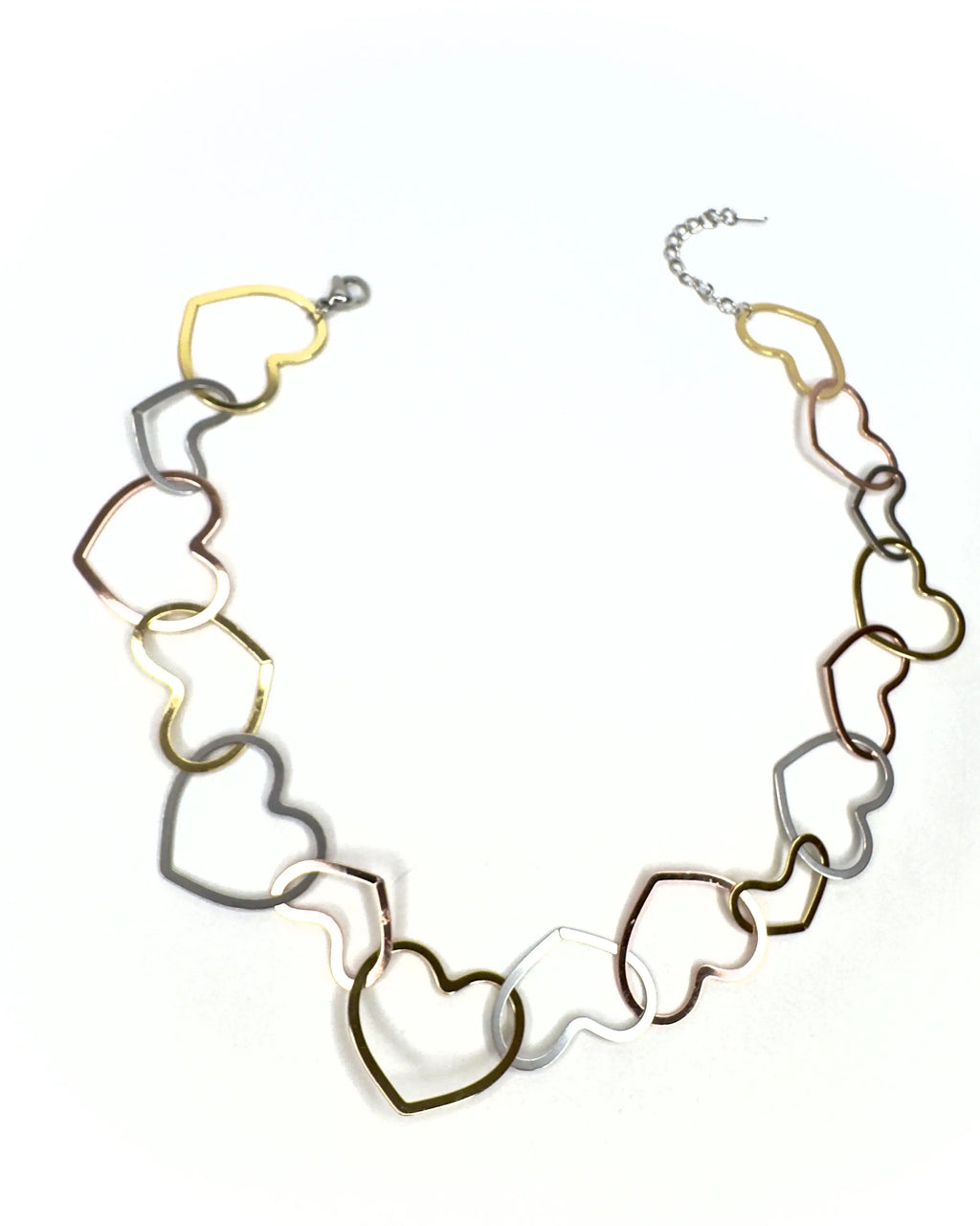 Collana girocollo Cuori mixed