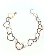 Collana girocollo Cuori mixed