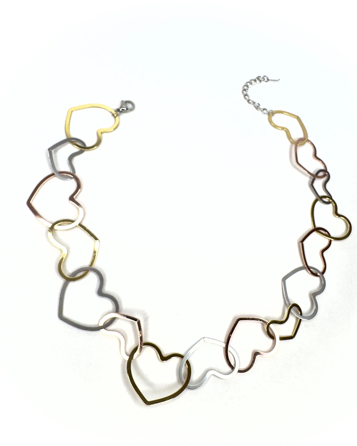 Collana girocollo Cuori mixed