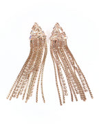 Orecchini chandelier triangolo Rose’