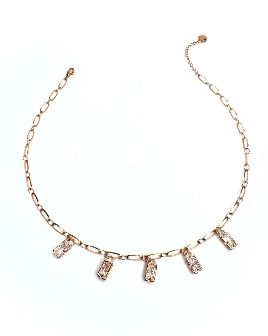 Collana Rettangoli charms Rose’