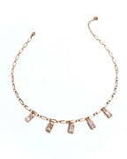 Collana Rettangoli charms Rose’