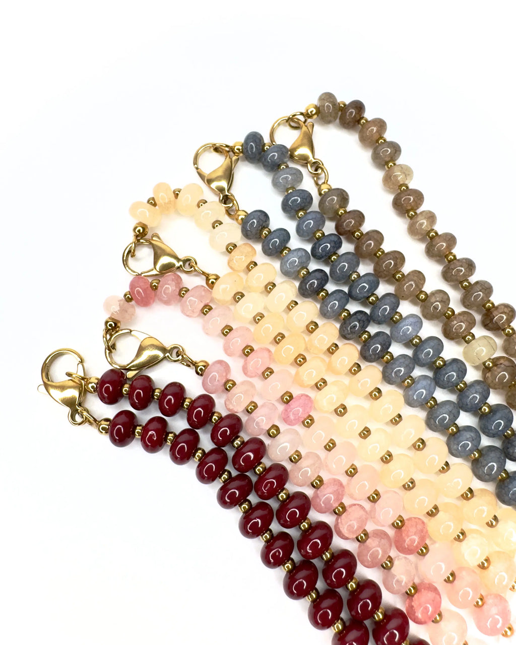 Collana girocollo rondelle Organic
