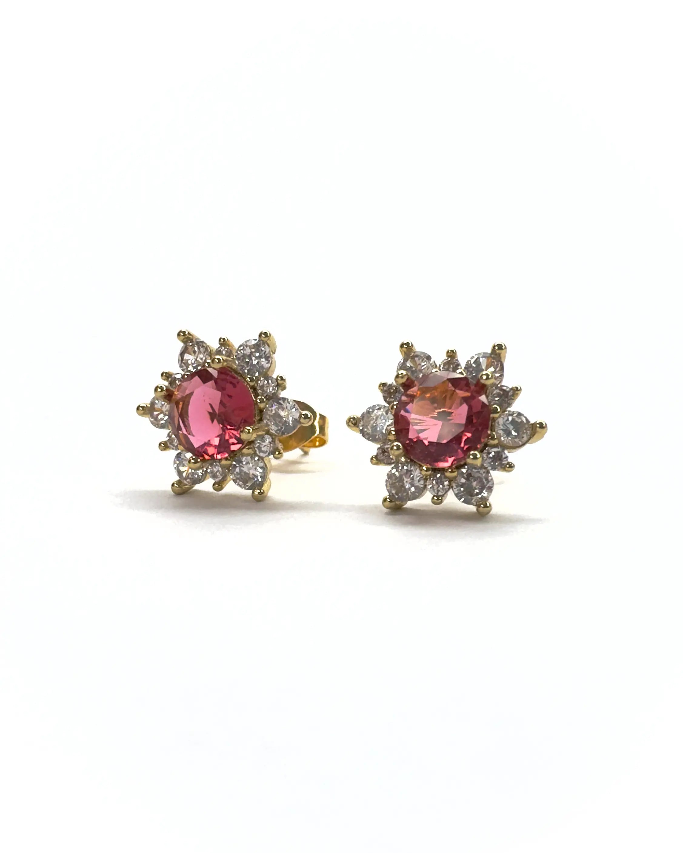 Orecchini a lobo Kate pietre gold