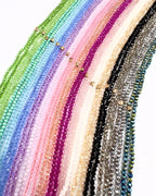 Collana lunga in vetro cristallo Essential