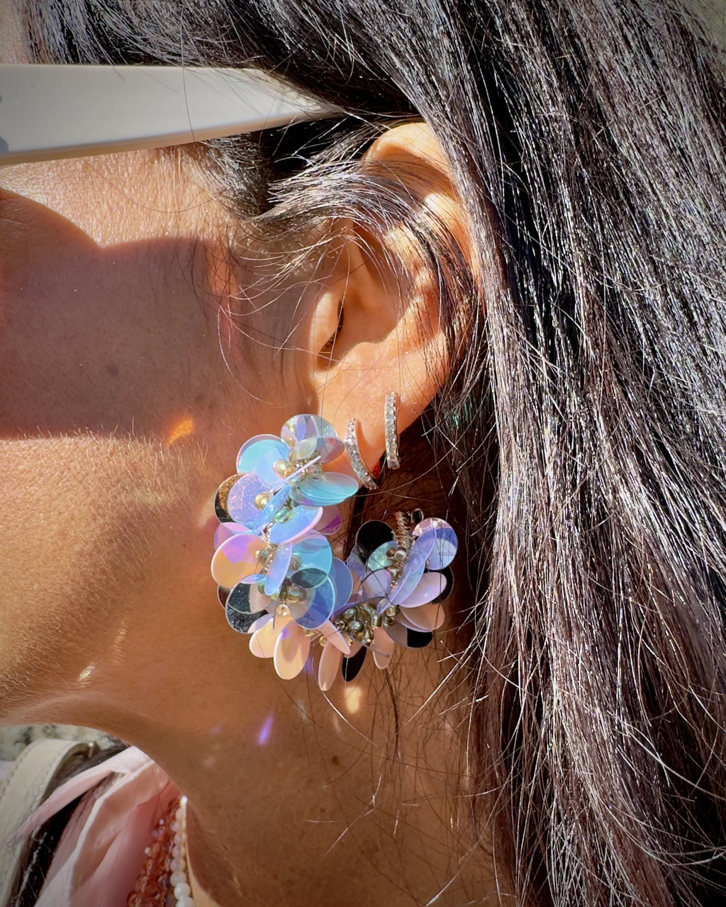 Orecchini paillettes