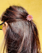 Pinza fiore per capelli media
