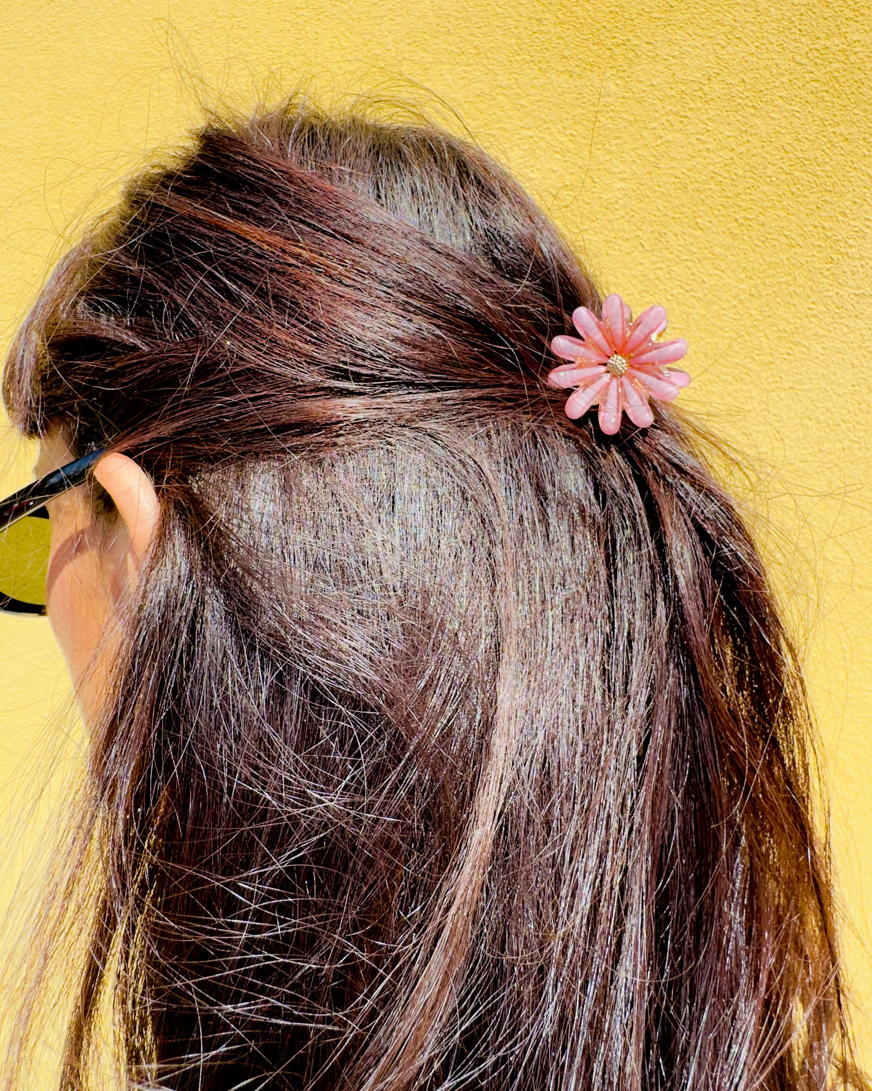 Pinza fiore per capelli media
