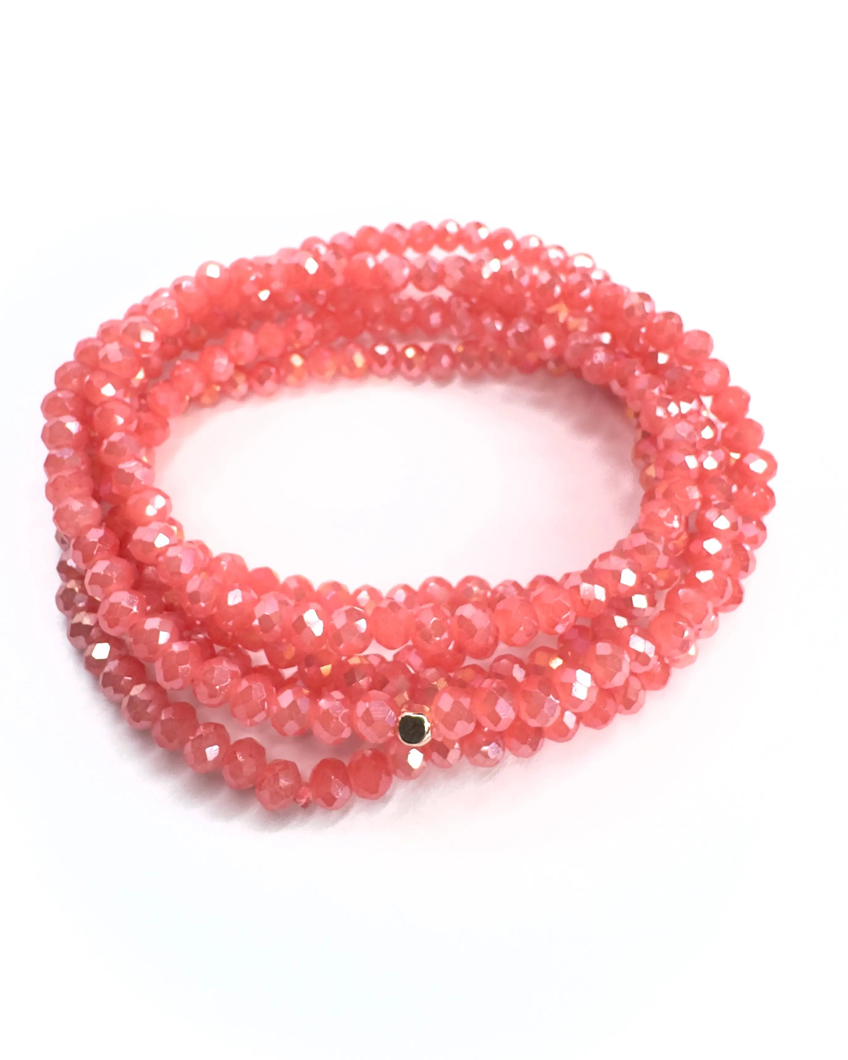 Collana lunga in vetro cristallo Essential