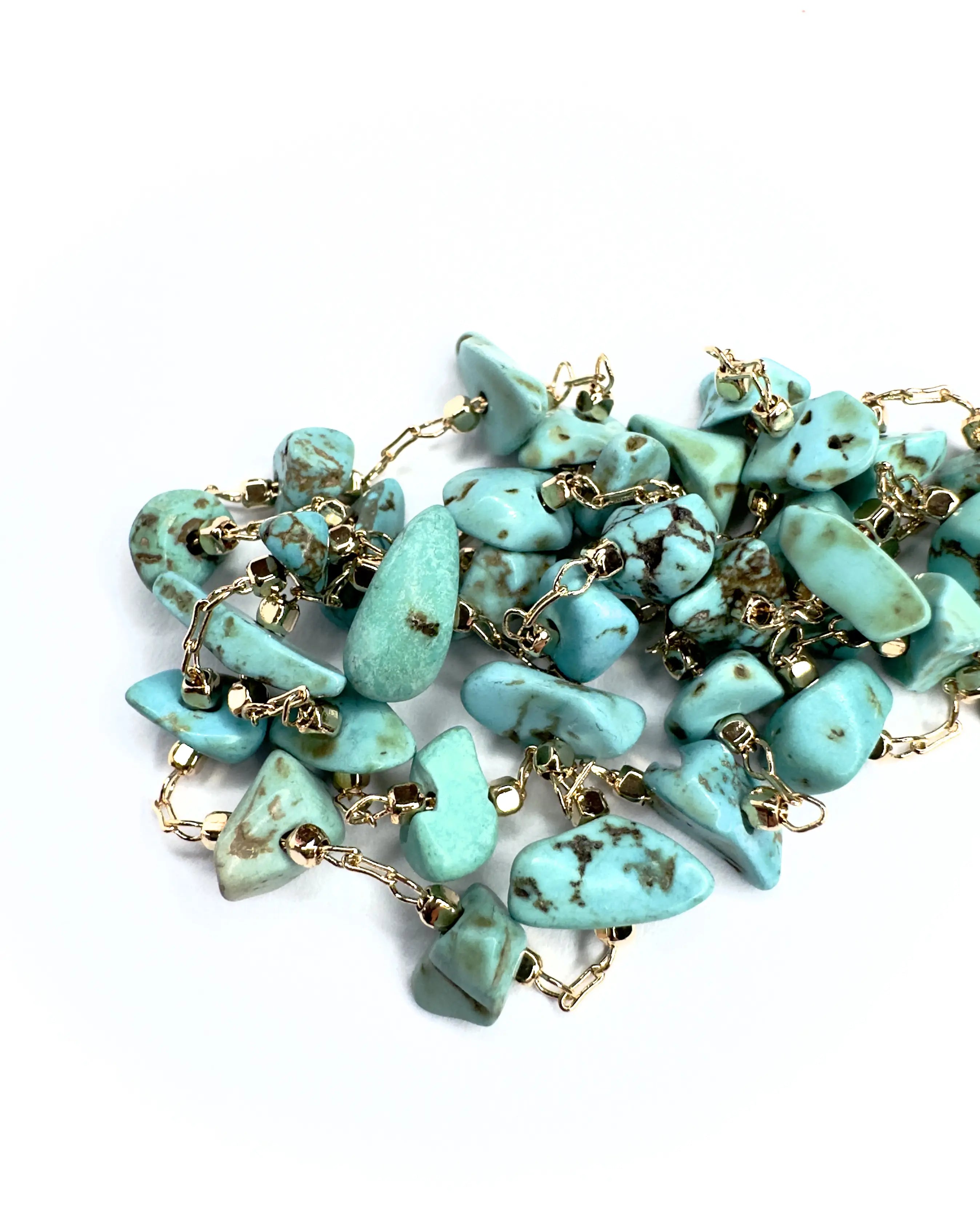 Collana girocollo pietrine chips