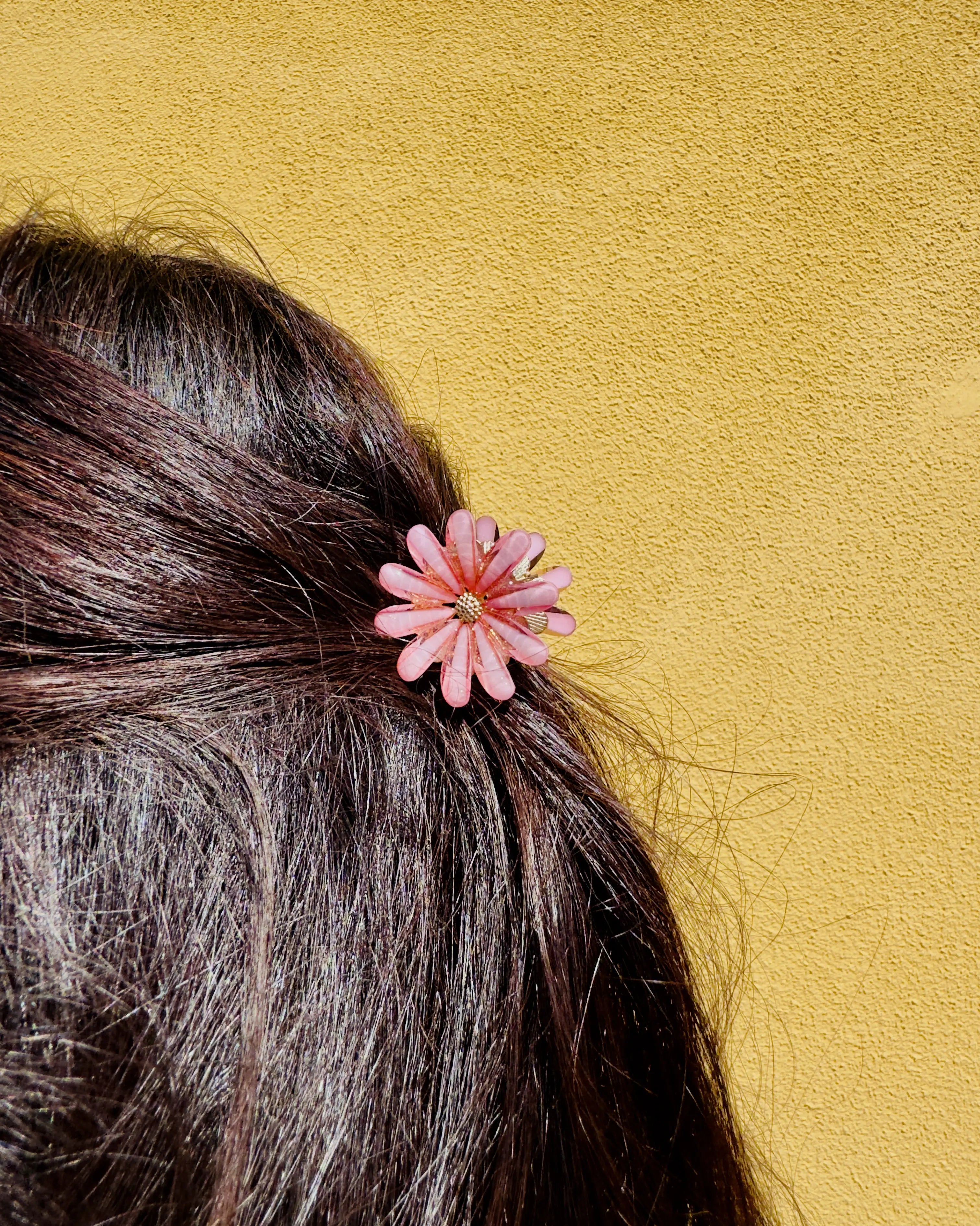 Pinza fiore per capelli media