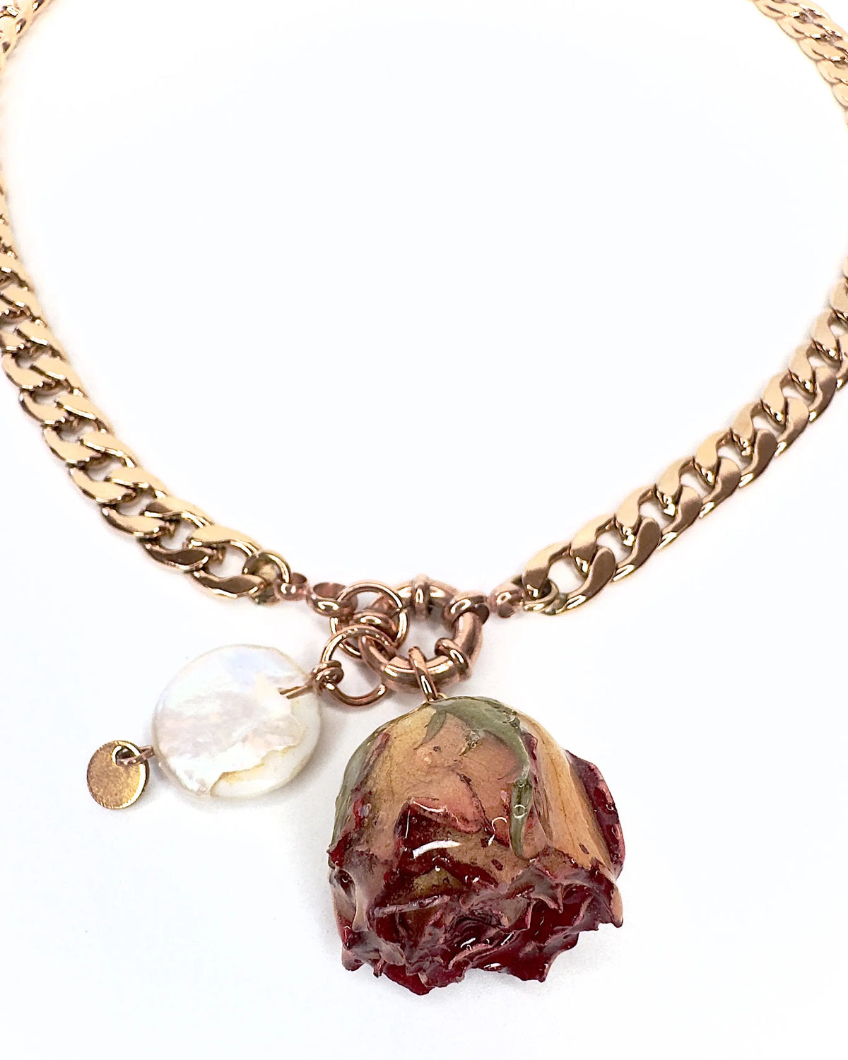 Collana rosa Eterna Botanic 1