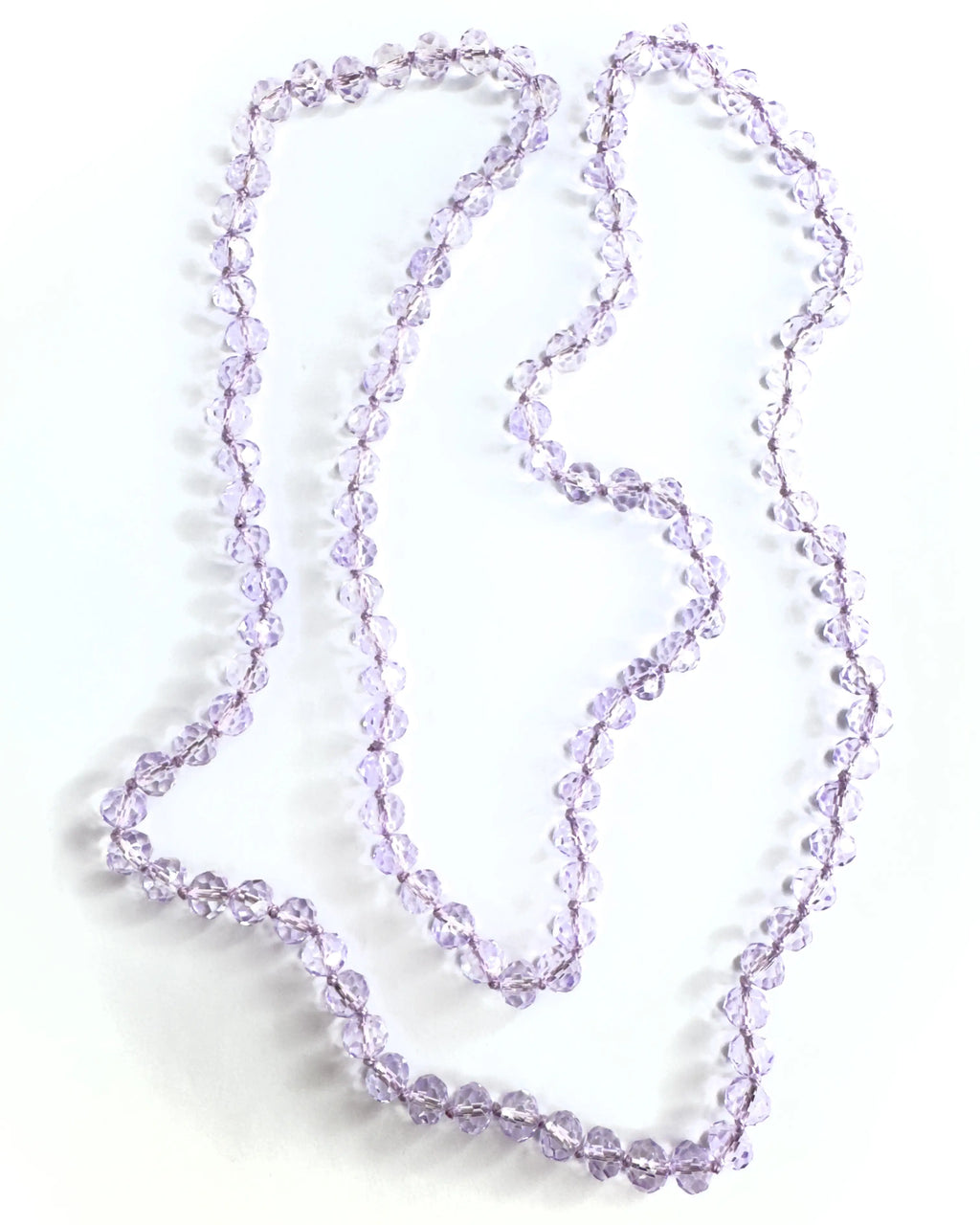 Collana lunga in vetro Cristallo