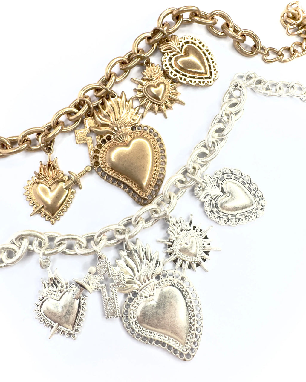 Bracciale Cuore Votivo Catena