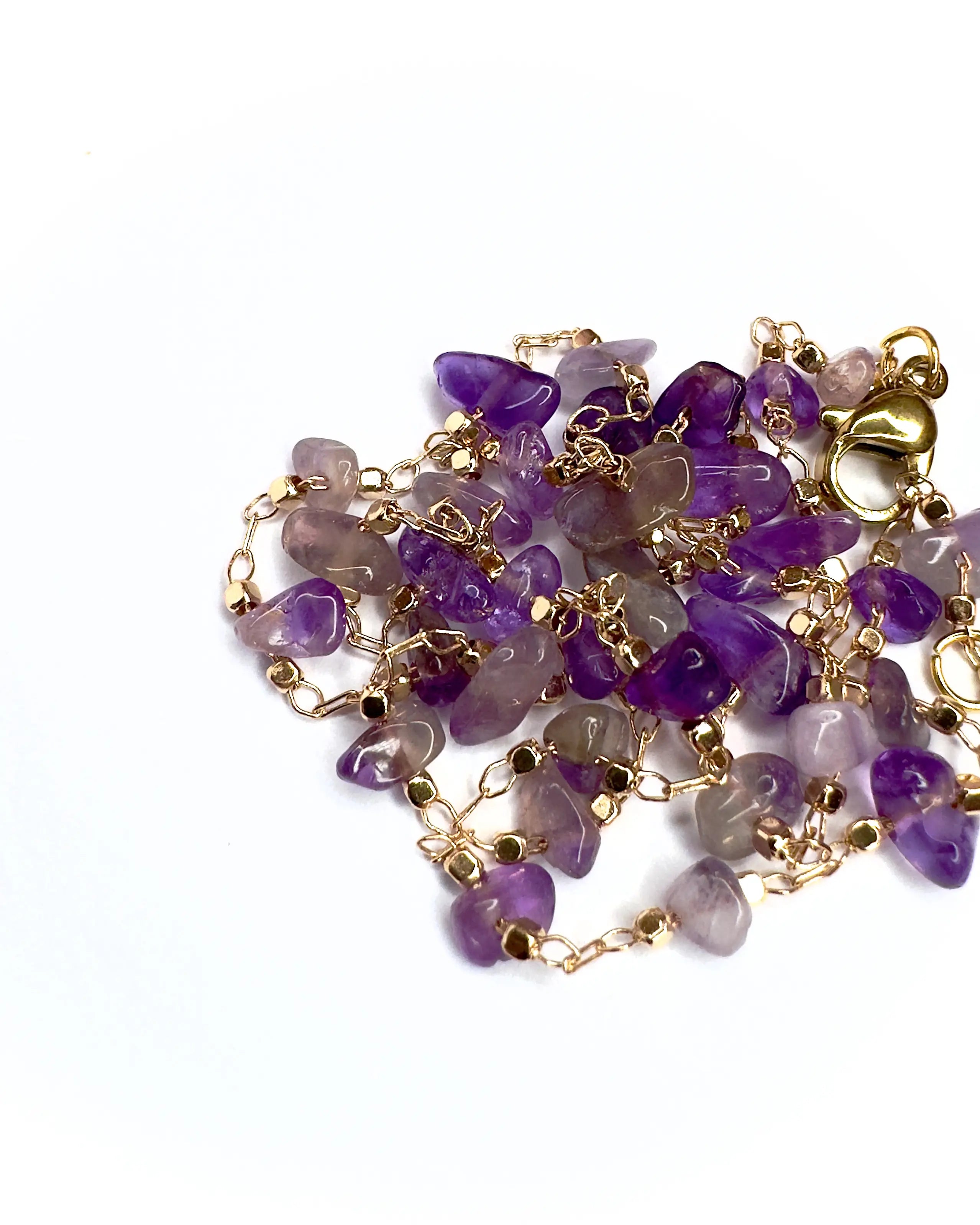 Collana girocollo pietrine chips