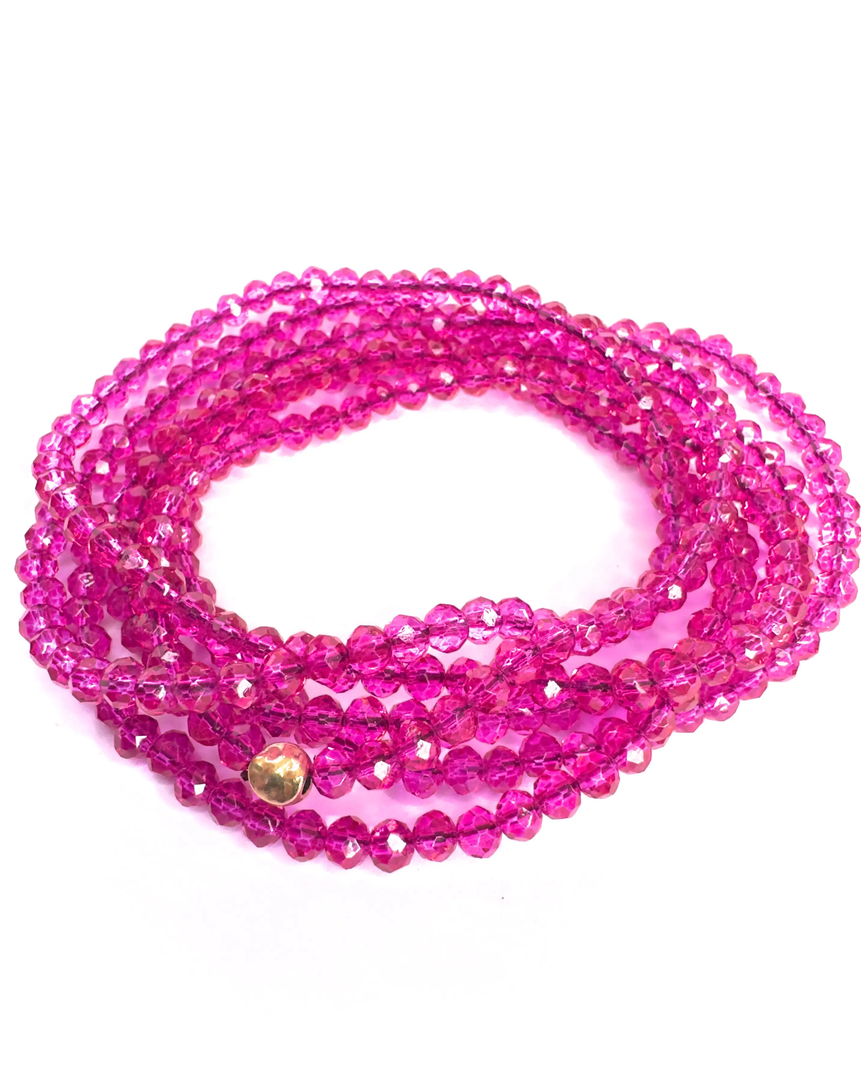 Collana lunga in vetro cristallo Essential