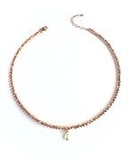Collana cangiante con perla