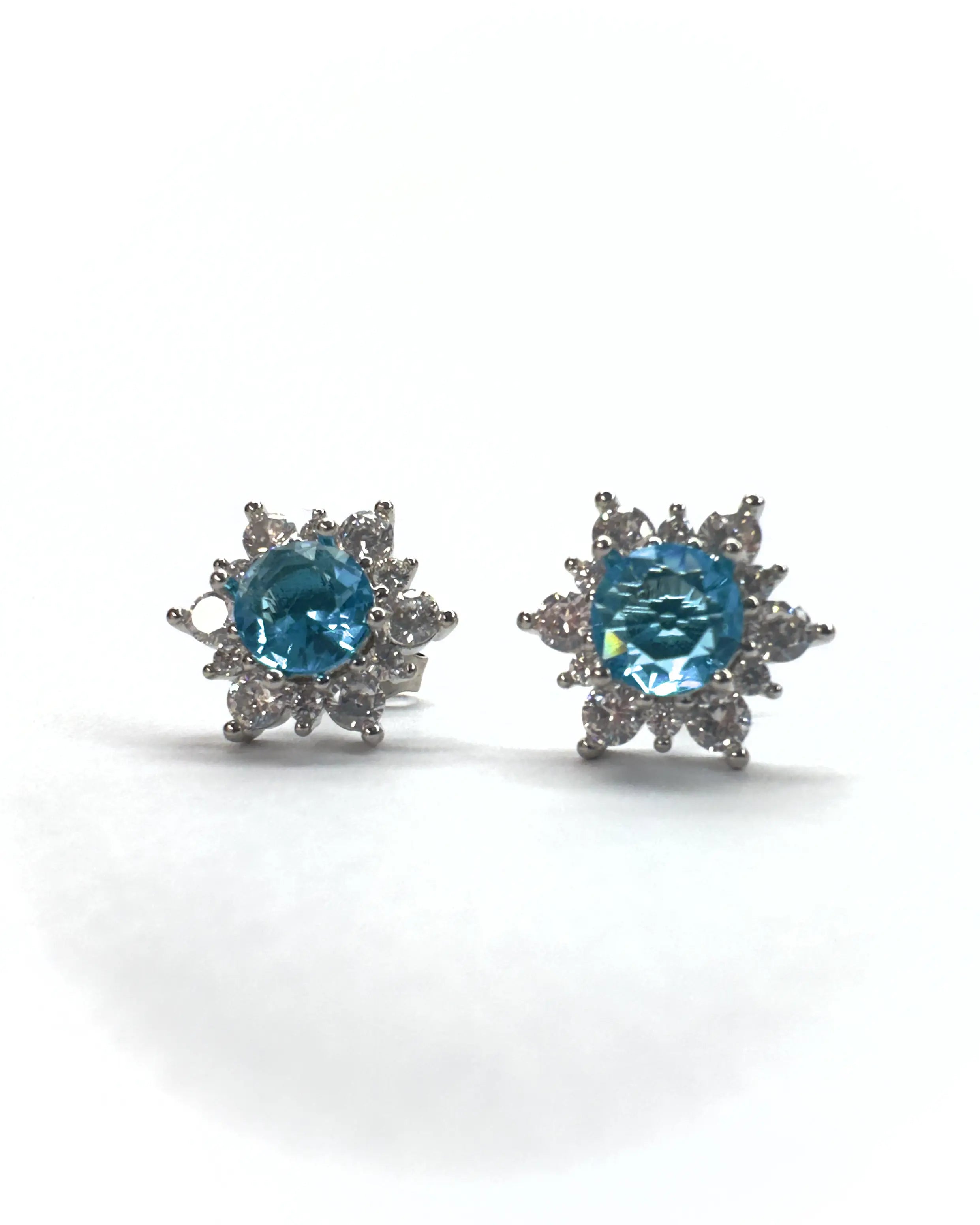 Orecchini a lobo Kate pietre silver