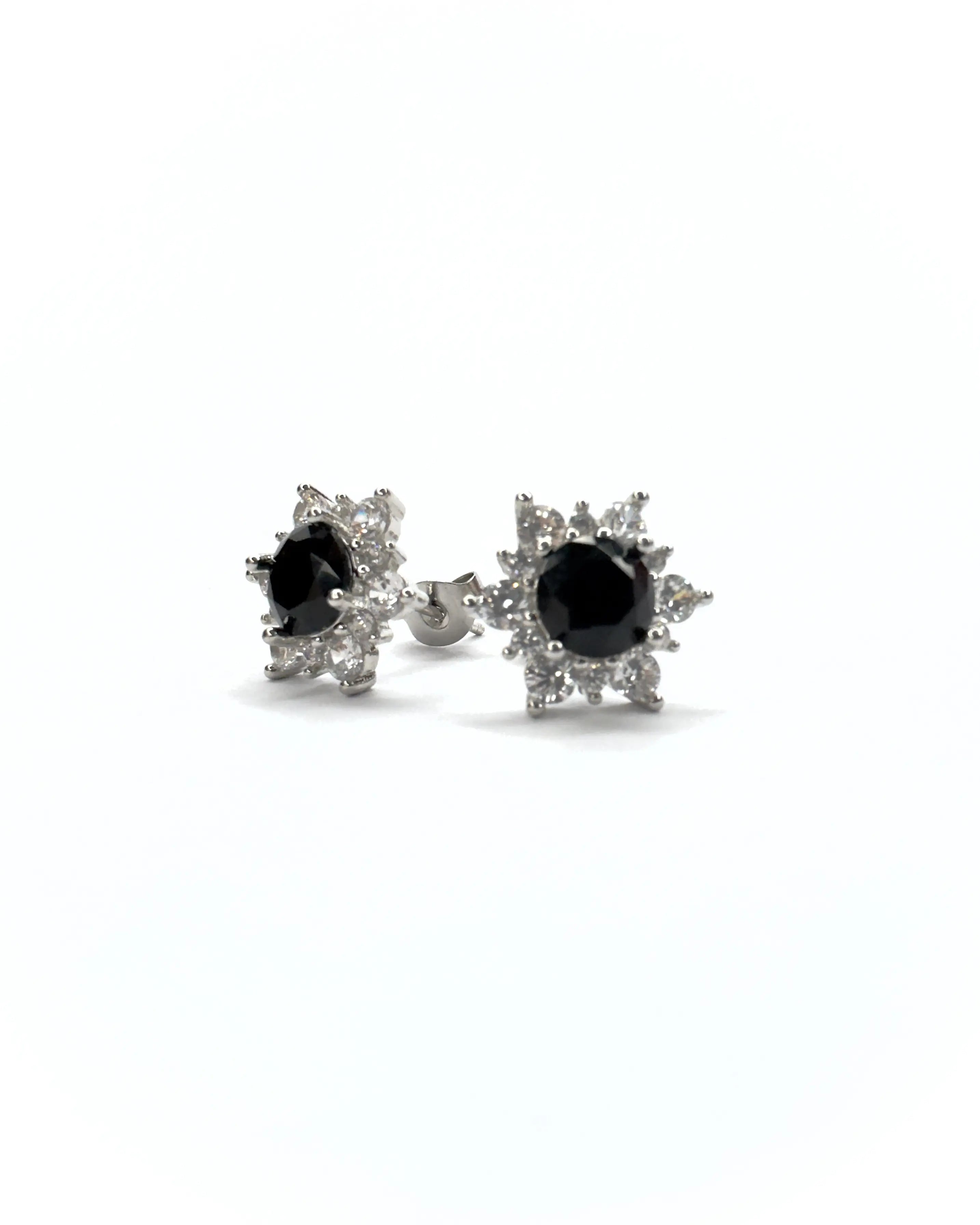 Orecchini a lobo Kate pietre silver