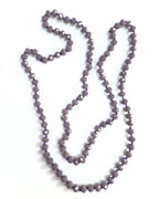 Collana lunga in vetro Cristallo