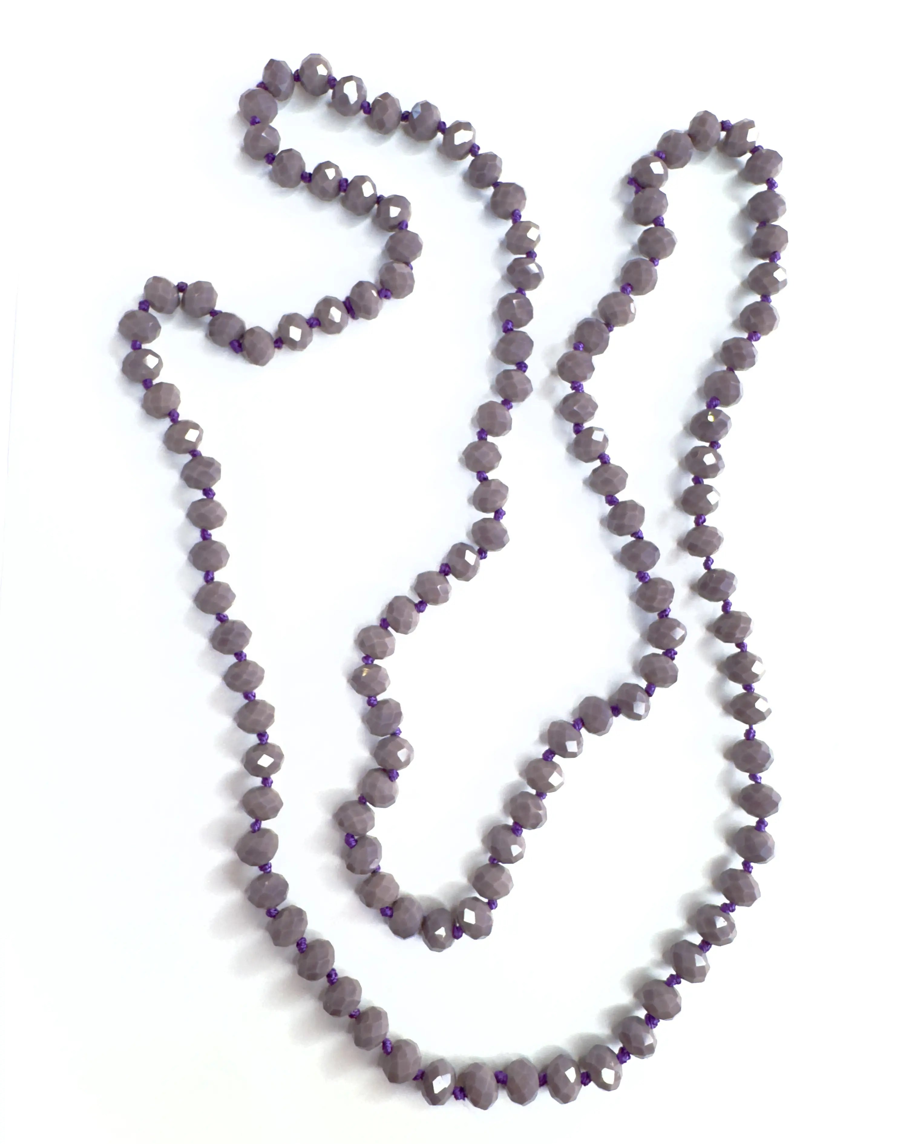 Collana lunga in vetro Cristallo