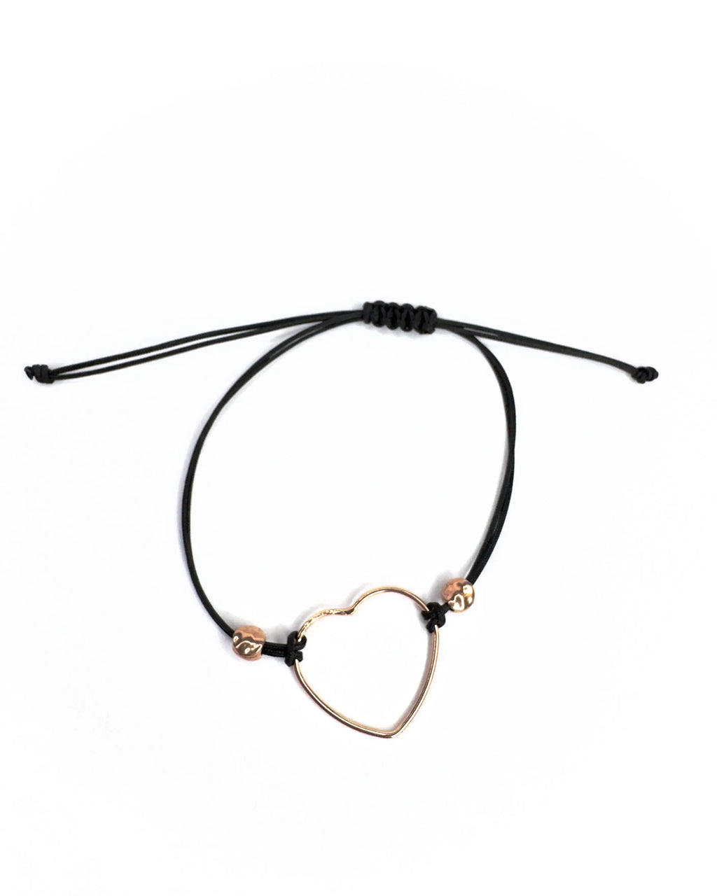 Bracciale cuore cordino