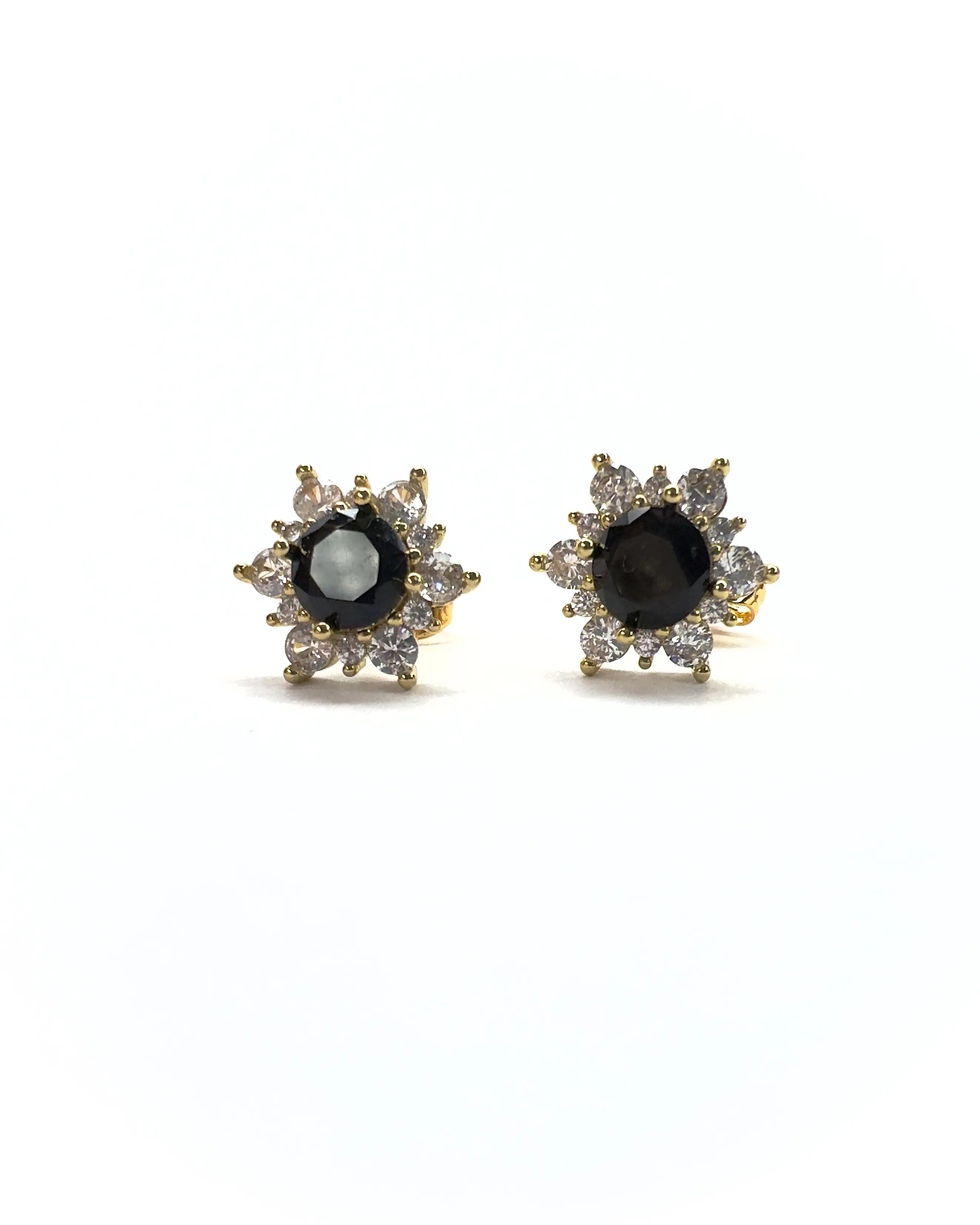 Orecchini a lobo Kate pietre gold