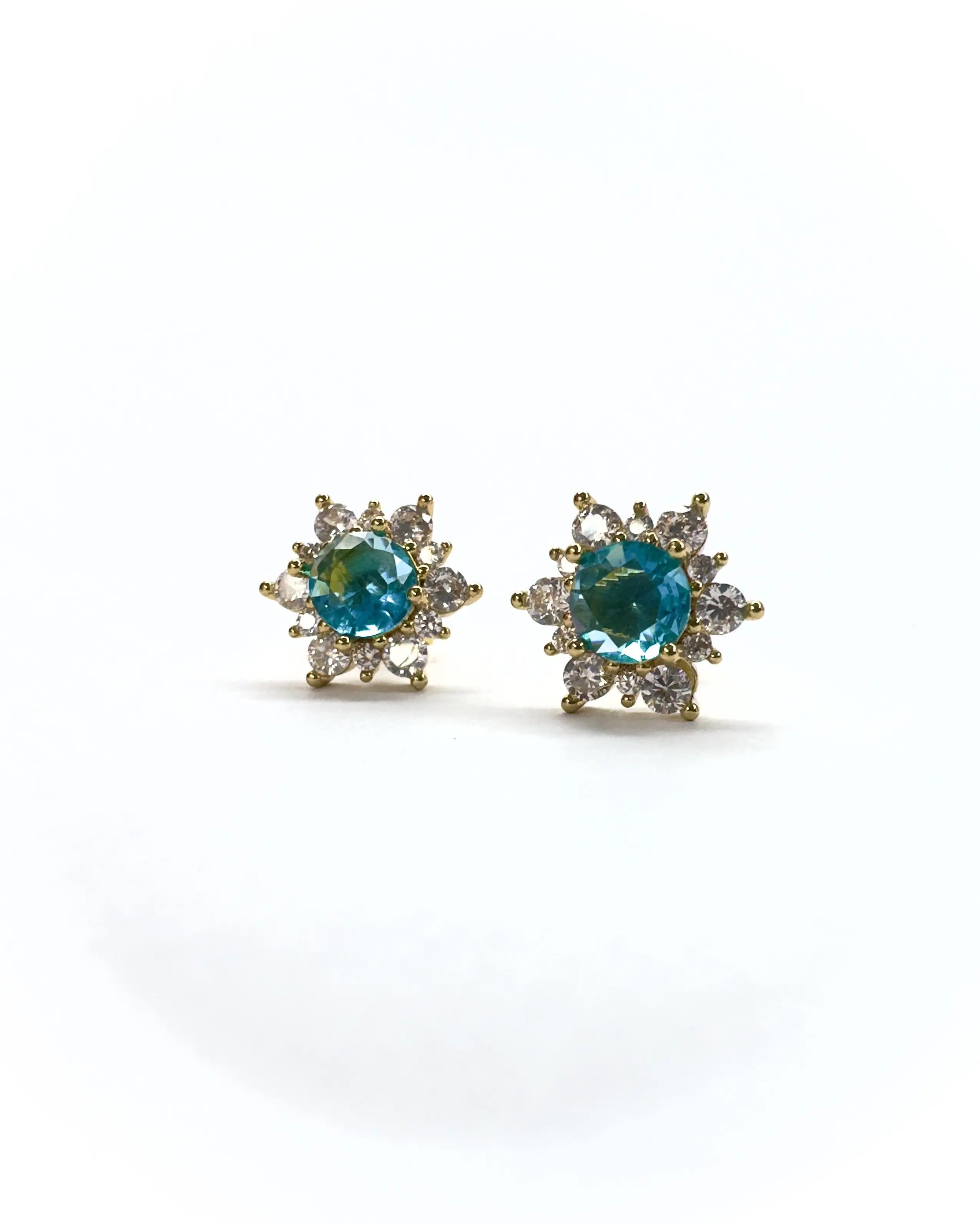 Orecchini a lobo Kate pietre gold