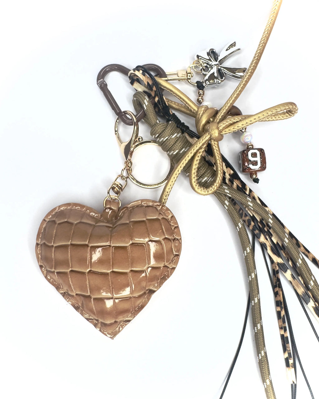 Portachiavi multi charms Cuore